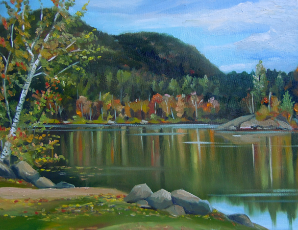 Mirror Lake, Oil on Canvas, 14 x 11 Mirror Lake, Oil on Canvas, 14 x 11