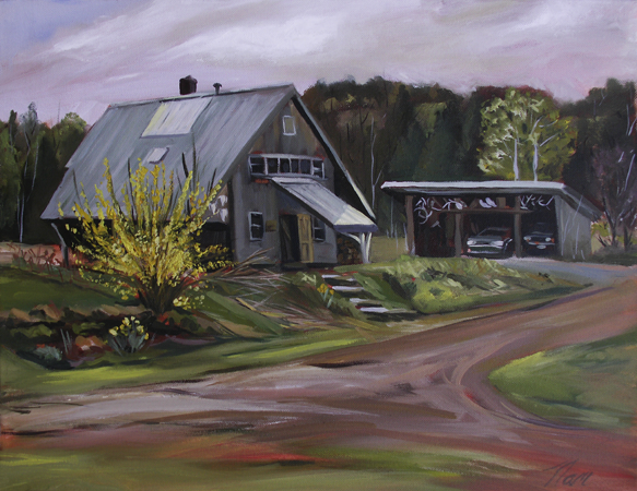 Humpal’s Barn in Cornish, NH, Oil on Canvas, 20 x 16 (sold) Humpal’s Barn in Cornish, NH, Oil on Canvas, 20 x 16 (sold)