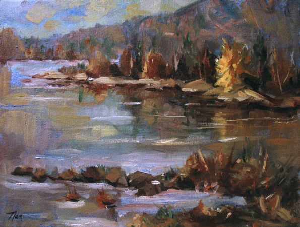 River View, Oil on Canvas, 16 x 12 (sold) River View, Oil on Canvas, 16 x 12 (sold)