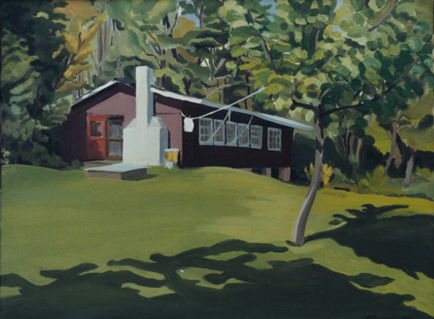 Cottage in Vermont, Oil on Canvas, 32 x 24 Cottage in Vermont, Oil on Canvas, 32 x 24
