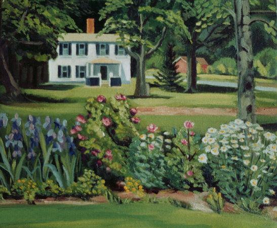 June Blooms, Oil on Canvas, 12 x 10 June Blooms, Oil on Canvas, 12 x 10