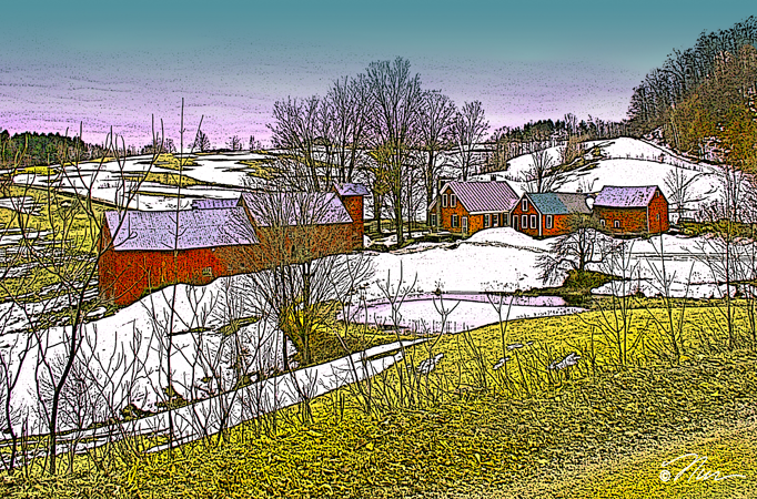 Spring Melt at Jeanne’s Farm, Reading, Vermont Spring Melt at Jeanne’s Farm, Reading, Vermont