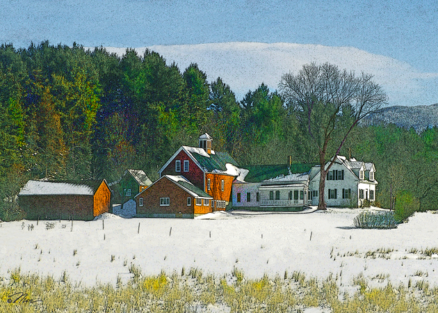 Snow on the Farm, New Hampshire Snow on the Farm, New Hampshire