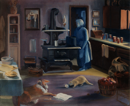 Ghost of Kitchen Past, Oil on Canvas, 24 x 20 (sold) Ghost of Kitchen Past, Oil on Canvas, 24 x 20 (sold)