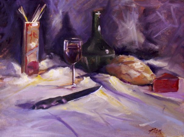 Still Life with Cheese, Oil on Canvas, 16 x 12 Still Life with Cheese, Oil on Canvas, 16 x 12